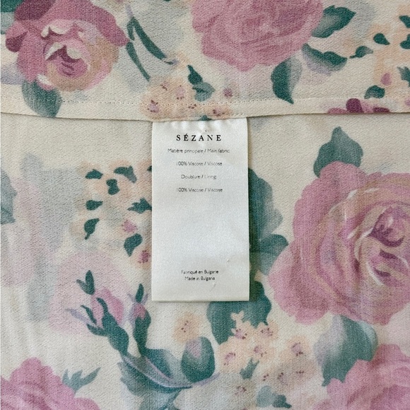 Sezane Maxi Floral Sleeveless Lindy Dress - Picture 6 of 6